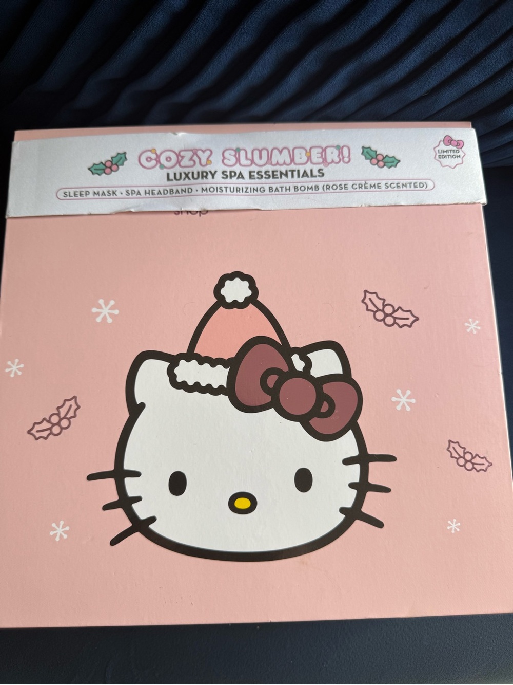 Hello Kitty Pink Holiday Cozy Slumber Spa Gift Set